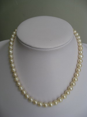 100% natural pearl necklace top grade OEM