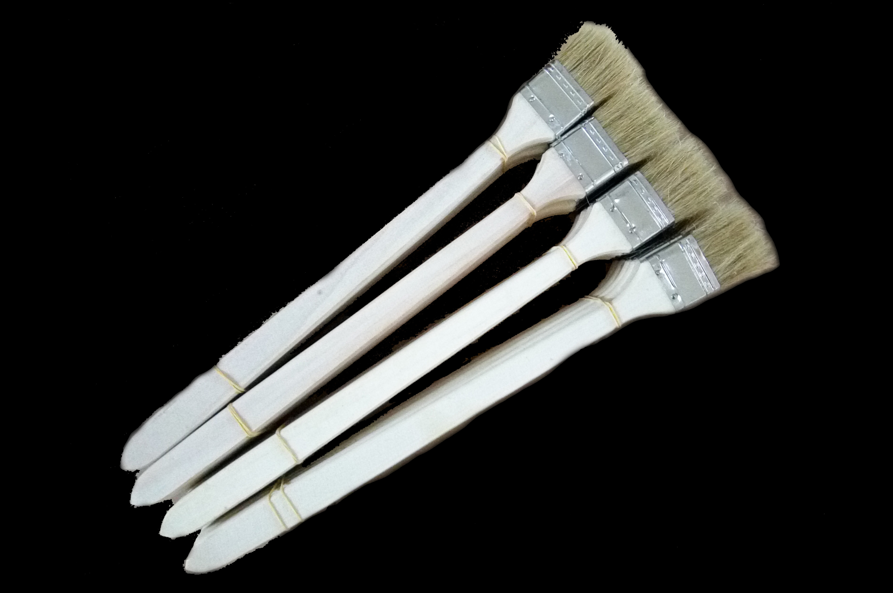 Factory 1 inch Marine Brush With Long Wood Handle