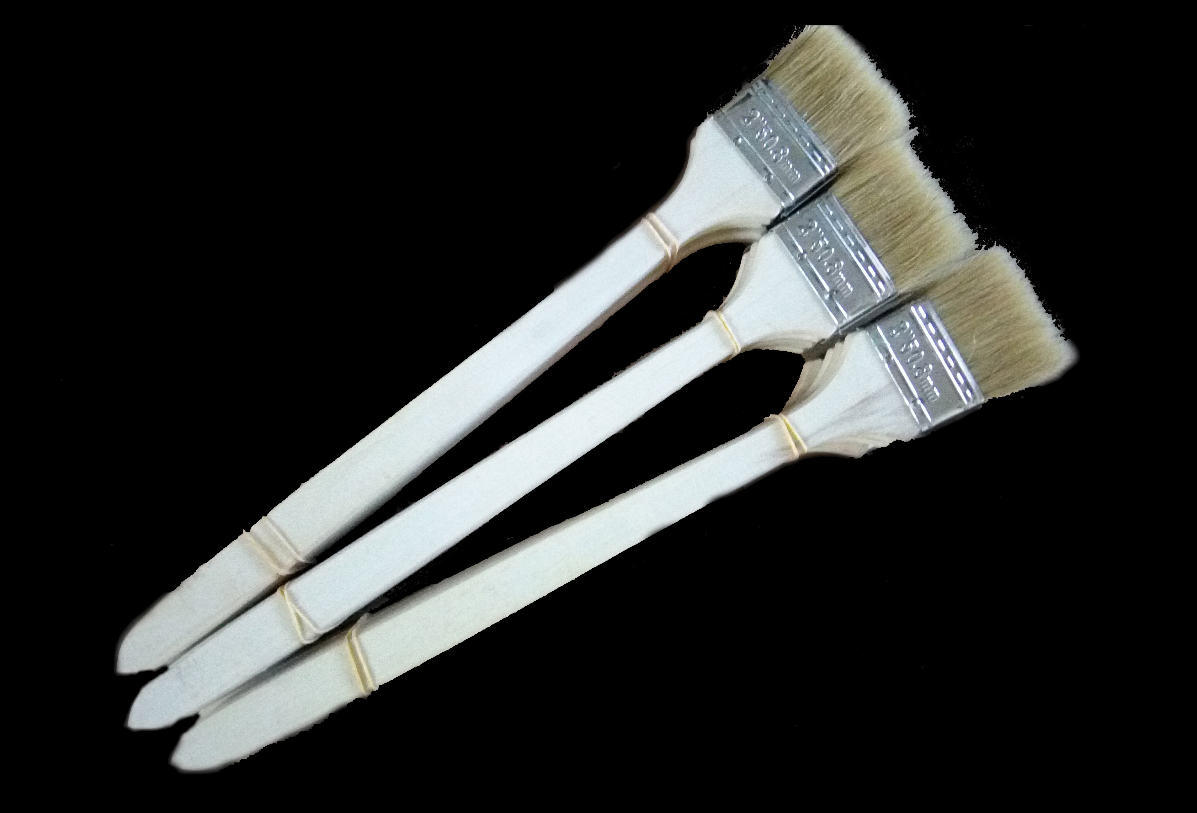 Factory 2 inch Marine Brush With Long Wood Handle